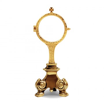 Monstrance in brass 1700 style