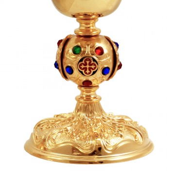 Chalice with Enameled Node