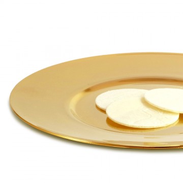 Brass paten with cavity