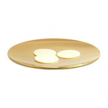 Paten in golden brass