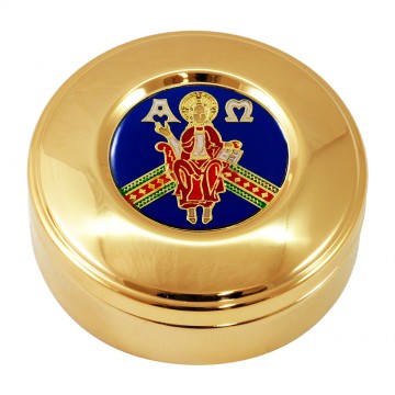 Host Box in Gold-plated Brass