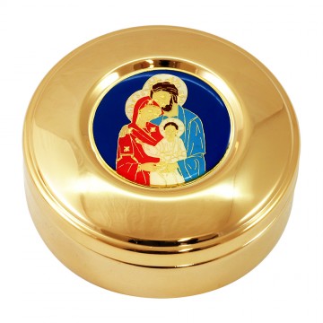Pyx with Holy Family Plaque