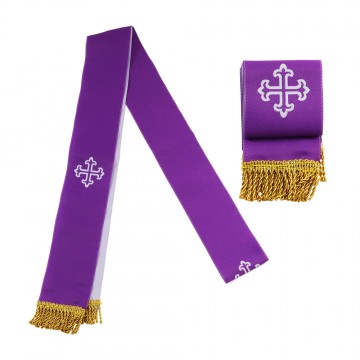 Two-tone Stole in Purple...