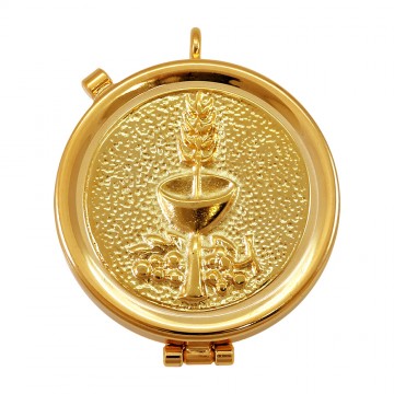 Host Pyx in 24k Brass