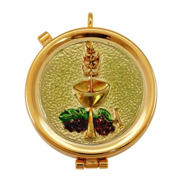 Host Pyx Chalice and Grapes