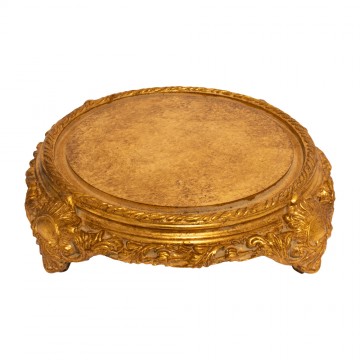 Glass Bell with Baroque Base