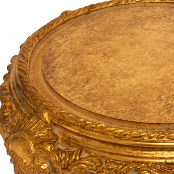 Glass Bell with Baroque Base