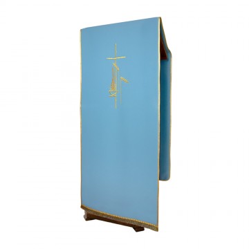 Light Blue Lectern Cover