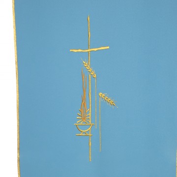 Light Blue Lectern Cover