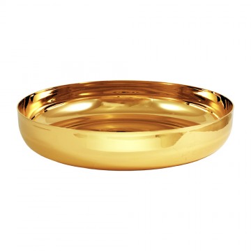 Paten in golden brass