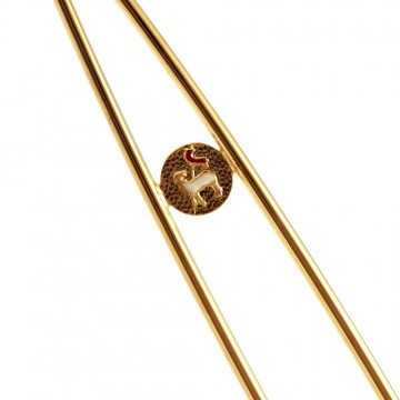 Aspergillum in Brass with Lamb