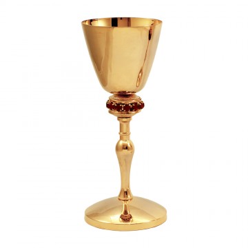 Mass Chalice with Red Stones