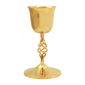 Chalice in Golden Brass