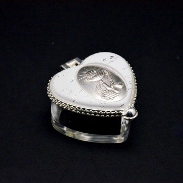 Heart-Shaped Rosary Box...