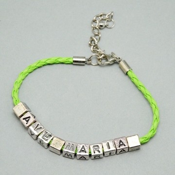 Colored Bracelet Ave Maria