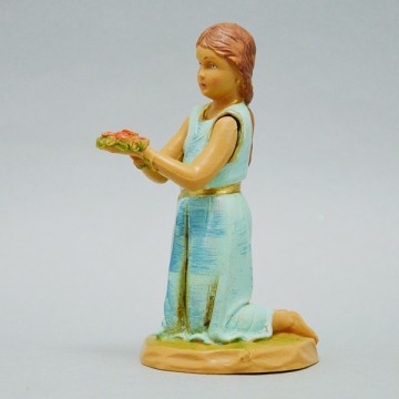 Statue Girl on Her Knees...