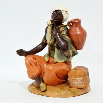 Black Skin Shepherd Sitting...