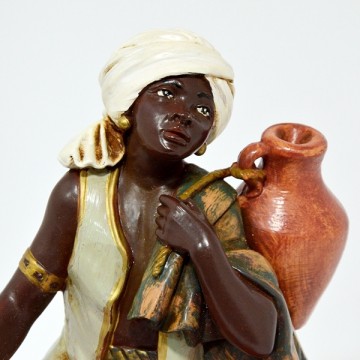 Black Skin Shepherd Sitting...