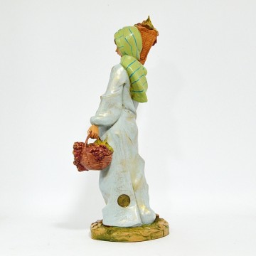 Woman with Fruit Baskets...