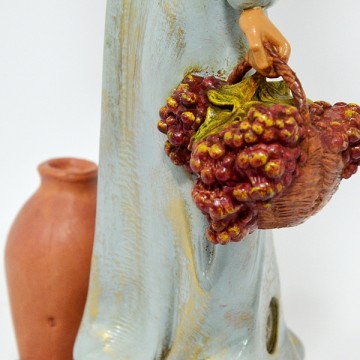 Woman with Fruit Baskets...