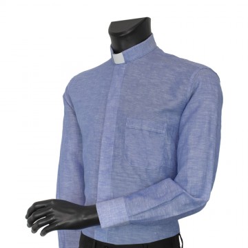 Long-sleeved Clergy Shirt...