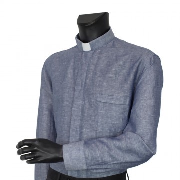 Long-sleeved Clergy Shirt...