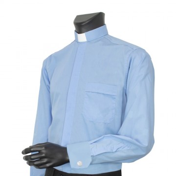 Clergy Shirt in Cotton with...