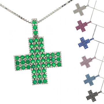 Necklace with Cross-shaped...