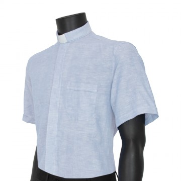 Short-sleeved Clerical...