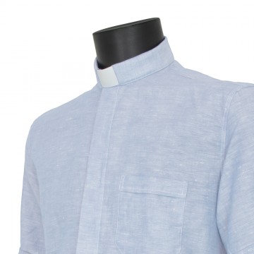 Short-sleeved Clerical...