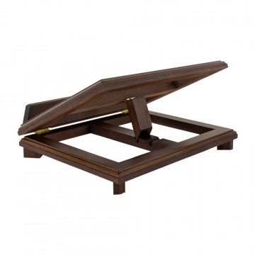 Book stand in dark wood