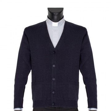 Clergy Cardigan in Wool Blend