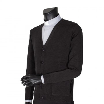 Clergy Cardigan in Wool Blend