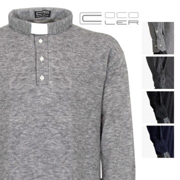 Clergy Polo in Wool Blend