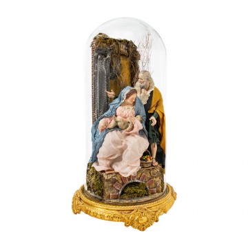 Dome 30x60 cm with Nativity...