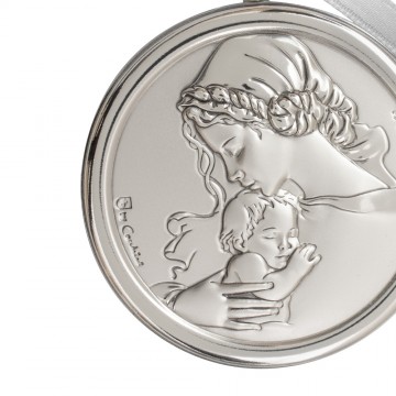 Round Crib Medal Our Lady...