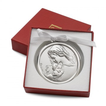 Round Crib Medal Our Lady...