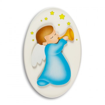 Oval Picture Angel with...