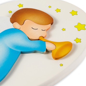 Oval Picture Angel with...