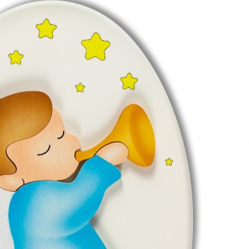 Oval Picture Angel with...