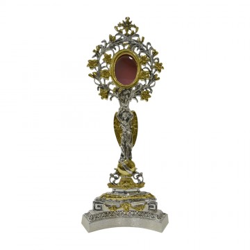 Reliquary in Bicolor Brass...