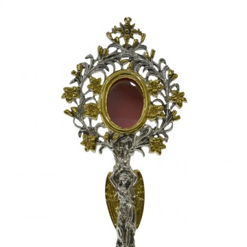 Reliquary in Bicolor Brass...