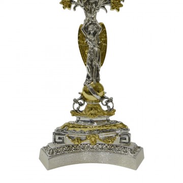 Reliquary in Bicolor Brass...