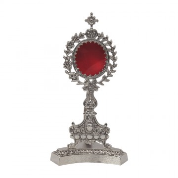 Reliquary in silver-plated...