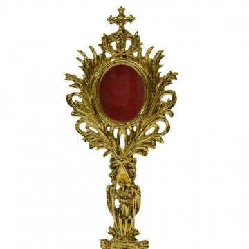 Reliquary in gold plated...