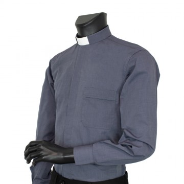 Clergy Shirt Fil-à-Fil Pure...