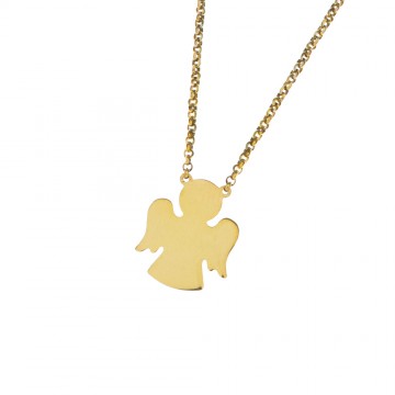 Amen Necklace Angel in Silver