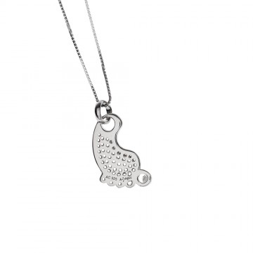 AMEN Necklace Foot-shaped...