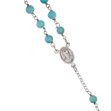 AMEN Rosary Necklace with...