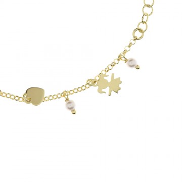 AMEN Bracelet with Pearls...